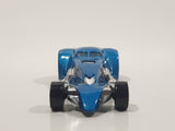 2007 Hot Wheels Heat Fleet Hammered Coupe Light Blue Die Cast Toy Car Hot Rod Vehicle
