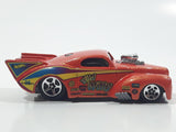 2000 Hot Wheels First Editions '41 Willys Pearl Metalflake Orange Die Cast Toy Hot Rod Car Vehicle