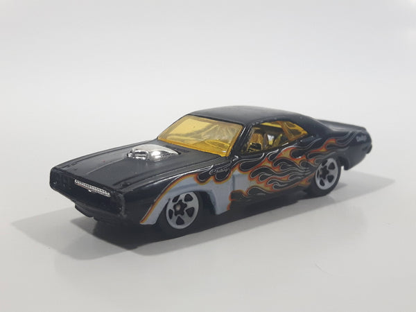 2007 Hot Wheels Heat Fleet '70 Challenger Flat Black Die Cast Toy Car Vehicle
