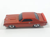 2009 Hot Wheels '69 Mercury Cougar Eliminator Metalflake Dark Orange Die Cast Toy Muscle Car Vehicle
