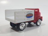 1998 Maisto Tonka Toys Hasbro Farm Truck Tonker Toys Utility Hauler Red White Die Cast Toy Car Vehicle