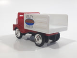1998 Maisto Tonka Toys Hasbro Farm Truck Tonker Toys Utility Hauler Red White Die Cast Toy Car Vehicle