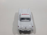 Kinsmart 1957 Chevrolet Corvette AC Delco White Pull Back Die Cast Toy Car Vehicle