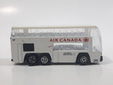 RealToy Air Canada Shuttle Double Decker 73 White Die Cast Toy Car Vehicle