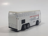 RealToy Air Canada Shuttle Double Decker 73 White Die Cast Toy Car Vehicle