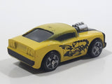 Mega Bloks Streetz Yellow Miniature Plastic Die Cast Toy Car Vehicle