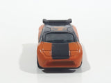 Mega Bloks Streetz Orange and Black #7 Miniature Plastic Die Cast Toy Car Vehicle