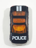 Mega Bloks Streetz Black and White Police Miniature Plastic Die Cast Toy Car Vehicle