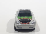 Mega Bloks Streetz Grey #4 Miniature Plastic Die Cast Toy Car Vehicle