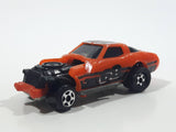 1983 Kidco Burnin' Key Cars Demolition Cars Corvette Orange Plastic Die Cast Toy Car Vehicle