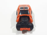 1983 Kidco Burnin' Key Cars Demolition Cars Corvette Orange Plastic Die Cast Toy Car Vehicle
