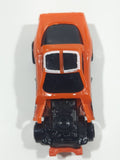 1983 Kidco Burnin' Key Cars Demolition Cars Corvette Orange Plastic Die Cast Toy Car Vehicle