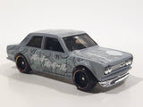 2020 Hot Wheels Car Meet Datsun Bluebird 510 Grey Die Cast Toy Race Car Vehicle