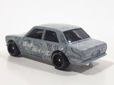 2020 Hot Wheels Car Meet Datsun Bluebird 510 Grey Die Cast Toy Race Car Vehicle