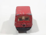 Vintage Yatming Jeep CJ-7 Red Die Cast Toy Car Vehicle with Opening Doors