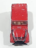 Vintage Yatming Jeep CJ-7 Red Die Cast Toy Car Vehicle with Opening Doors