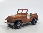 Vintage Majorette No. 268 Jeep Copper Orange 1:54 Scale Die Cast Toy Car Vehicle - Made in France