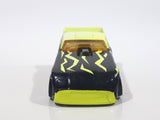 1999 Hot Wheels Mega Graphics Probe Funny Car Bright Lime Green Yellow and Black Die Cast Toy Car Vehicle with Lift Up Body