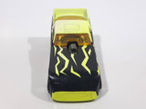 1999 Hot Wheels Mega Graphics Probe Funny Car Bright Lime Green Yellow and Black Die Cast Toy Car Vehicle with Lift Up Body