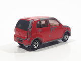 2004 Tomy Tomica No. 19 Suzuki Alto Red 1/57 Scale Die Cast Toy Car Vehicle with Opening Rear Hatch