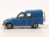 Majorette No. 235 Citroen Acadiane Blue 1/60 Scale Die Cast Toy Car Vehicle with Opening Rear Doors Made in France