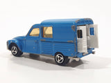 Majorette No. 235 Citroen Acadiane Blue 1/60 Scale Die Cast Toy Car Vehicle with Opening Rear Doors Made in France