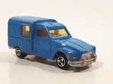 Majorette No. 235 Citroen Acadiane Blue 1/60 Scale Die Cast Toy Car Vehicle with Opening Rear Doors Made in France