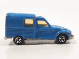 Majorette No. 235 Citroen Acadiane Blue 1/60 Scale Die Cast Toy Car Vehicle with Opening Rear Doors Made in France