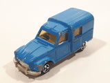 Majorette No. 235 Citroen Acadiane Blue 1/60 Scale Die Cast Toy Car Vehicle with Opening Rear Doors Made in France
