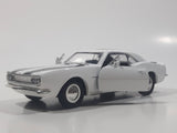 Sunnyside Superior 1967 Camaro Russound White 1/34 Scale Pullback Motorized Friction Die Cast Toy Car Vehicle with Opening Doors and Hood