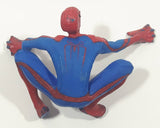 2012 Marvel Comics Spider-Man Window Hanger 2 3/4" Tall Toy Figure Missing Suction Cups