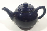 Dark Blue Purple Ceramic Teapot 5 1/4" Tall