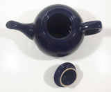 Dark Blue Purple Ceramic Teapot 5 1/4" Tall