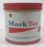 Vintage Mark Ten Full Flavour Virginia Fine Cut Cigarette Tobacco Tin Metal Can