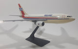 Vintage Wardair Airbus A310-300 C-FGWD Canada 1:200 Scale Plastic Model Airplane with Stand 9 1/4" Long