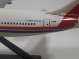Vintage Wardair Airbus A310-300 C-FGWD Canada 1:200 Scale Plastic Model Airplane with Stand 9 1/4" Long