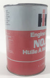 Vintage IH International Harvester Engine Oil No. 1 Tractor 1 Litre SAE 10W Motor Oil Metal Can FULL Still Sealed Never Opened