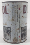 Rare Hard to Find Vintage Spartan Oils Ltd Durol Multi-Vis Motor Oil 1 Litre Metal Can FULL Still Sealed Never Opened