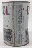 Rare Hard to Find Vintage Spartan Oils Ltd Durol Multi-Vis Motor Oil 1 Litre Metal Can FULL Still Sealed Never Opened