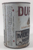 Rare Hard to Find Vintage Spartan Oils Ltd Durol Multi-Vis Motor Oil 1 Litre Metal Can FULL Still Sealed Never Opened