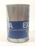 Vintage Esso Multigrade 5W30 Motor Oil 1 Litre Metal Can FULL Still Sealed Never Opened