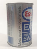 Vintage Esso Multigrade 5W30 Motor Oil 1 Litre Metal Can FULL Still Sealed Never Opened