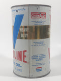 Vintage Ashland Valvoline All Climate Heavy Duty 5W30 Motor Oil One Quart 1.14 Litre Metal Can FULL Still Sealed Never Opened