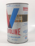 Vintage Ashland Valvoline All Climate Heavy Duty 5W30 Motor Oil One Quart 1.14 Litre Metal Can FULL Still Sealed Never Opened