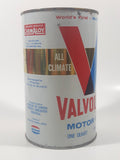 Vintage Ashland Valvoline All Climate Heavy Duty 5W30 Motor Oil One Quart 1.14 Litre Metal Can FULL Still Sealed Never Opened