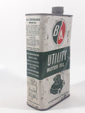 Vintage BA British American Oil Company Limited Utility Outboard 1 Imperial Quart Motor Oil Metal Can