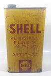 Vintage Shell Aeroshell Fluid 29 TGS - SM Hydraulic Fluid for Airplanes One Gallon Metal Can