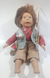 Boy Fisherman 9" Tall Porcelain Doll