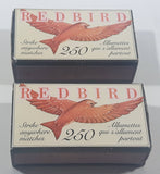 Eddie Match Company Limited Pembroke, Ontario Red Bird Strike Anywhere Matches Two Boxes of 250 Count Per Box