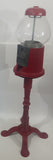 Vintage Continental Gum of Canada Inc. Gumball Candy Dispenser Machine Metal with Glass Globe On Metal Footed Stand 38" Tall